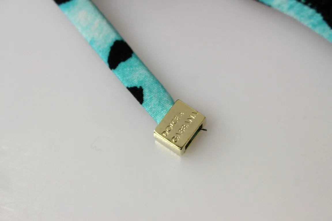 Blue Leopard Bikini Bottom Swimwear Beachwear