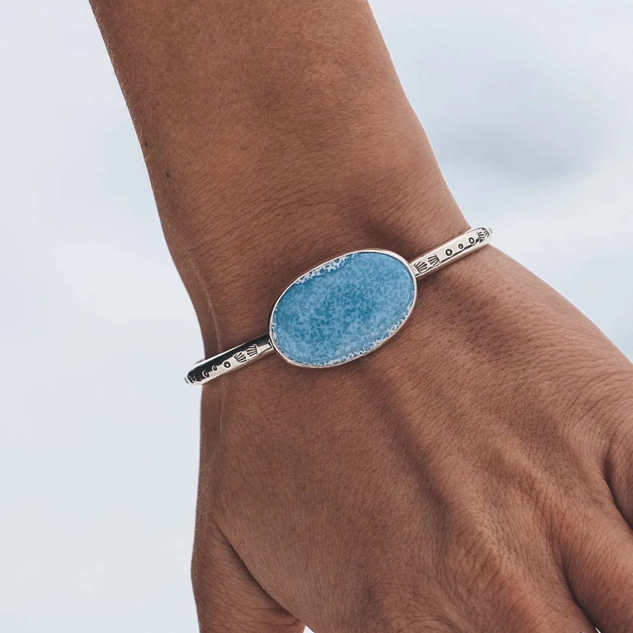 Blue Opal Cuff