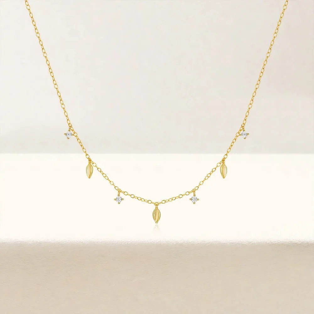 Boho & Mala 18k Gold Plated Pendant Necklace