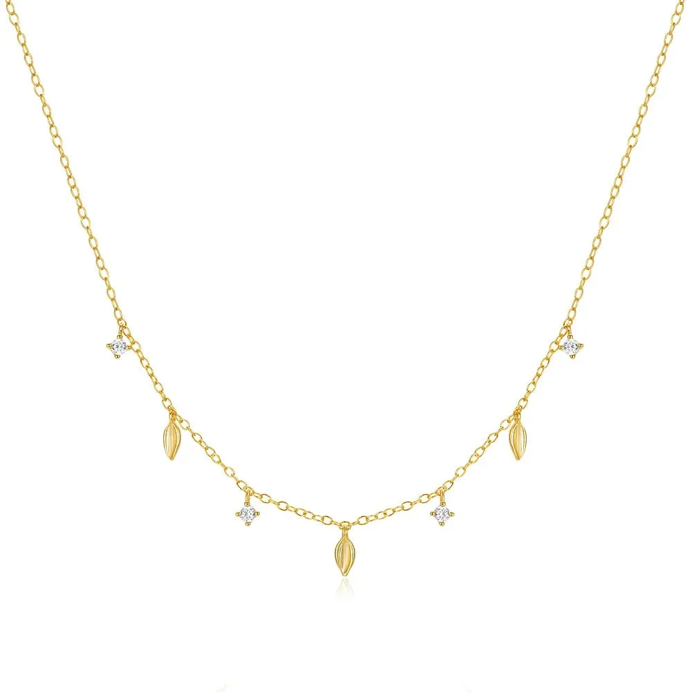Boho & Mala 18k Gold Plated Pendant Necklace