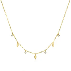 Boho & Mala 18k Gold Plated Pendant Necklace