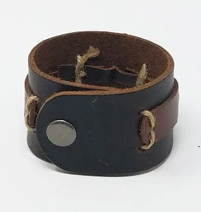 Boho Leather Cuff