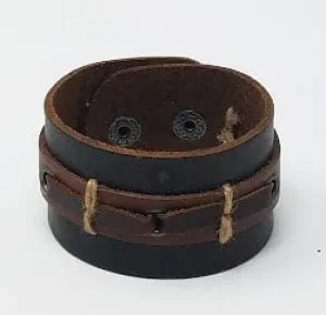 Boho Leather Cuff