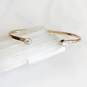 Bonnie Boardman - Swarovski Open Hammered Cuff
