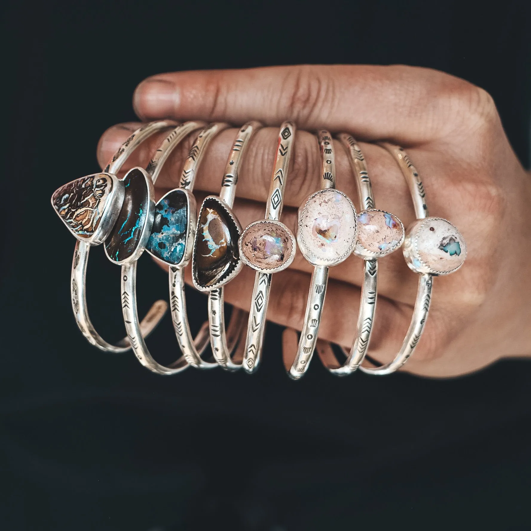 Boulder Opal Cuff #3