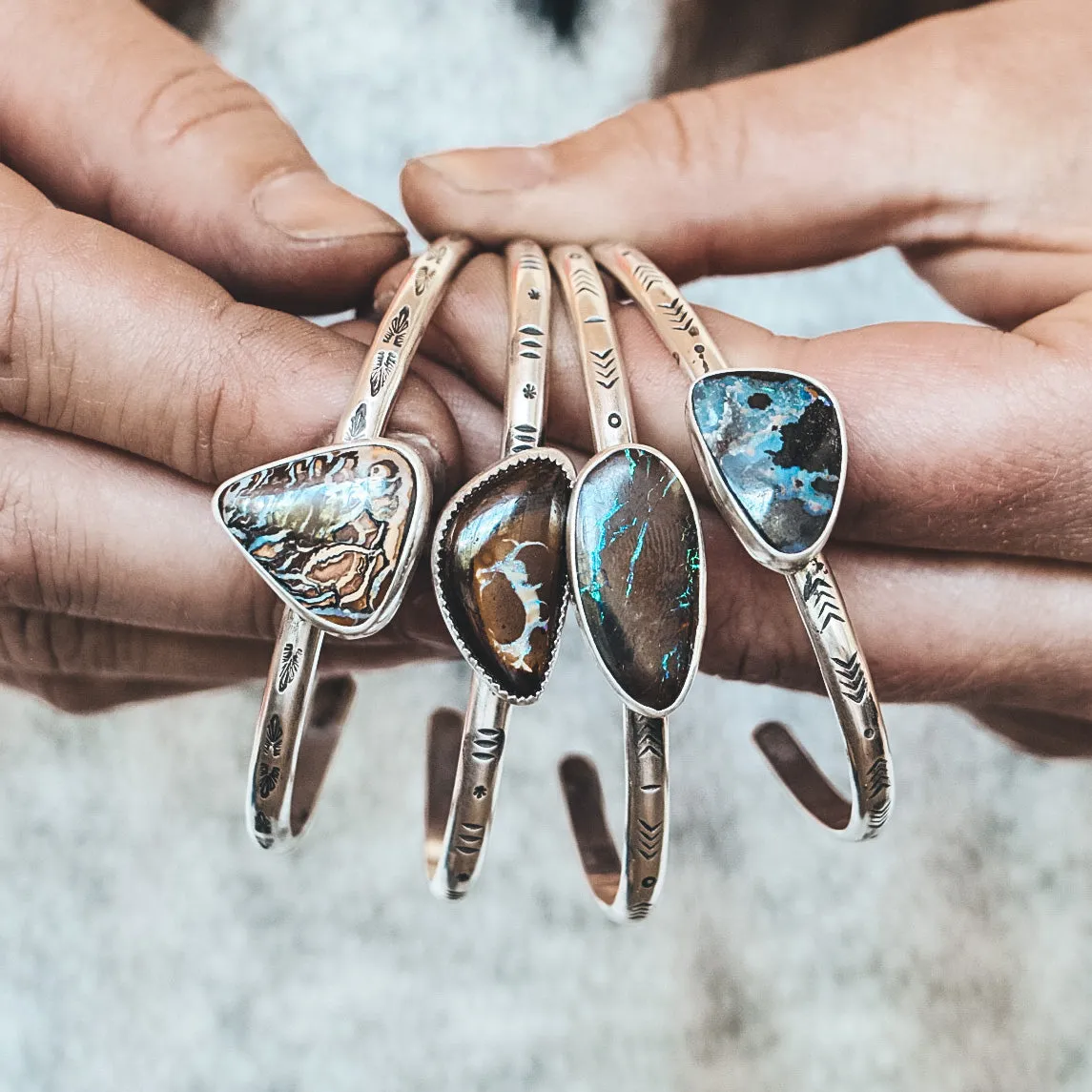 Boulder Opal Cuff #5