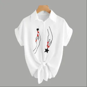 Bow Tie Turn-Down Dollar Shirt