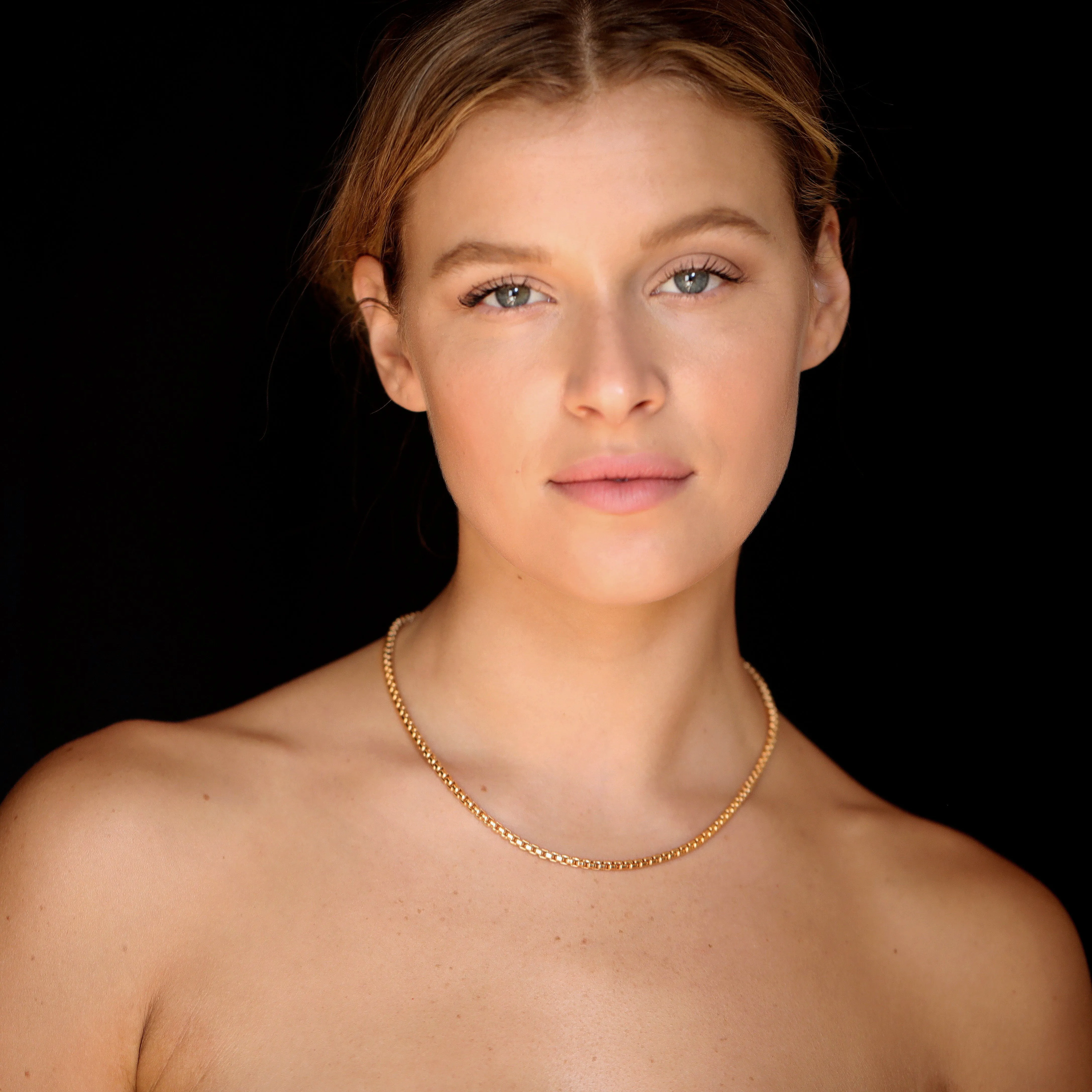 Box Chain Choker - 14K Gold Filled