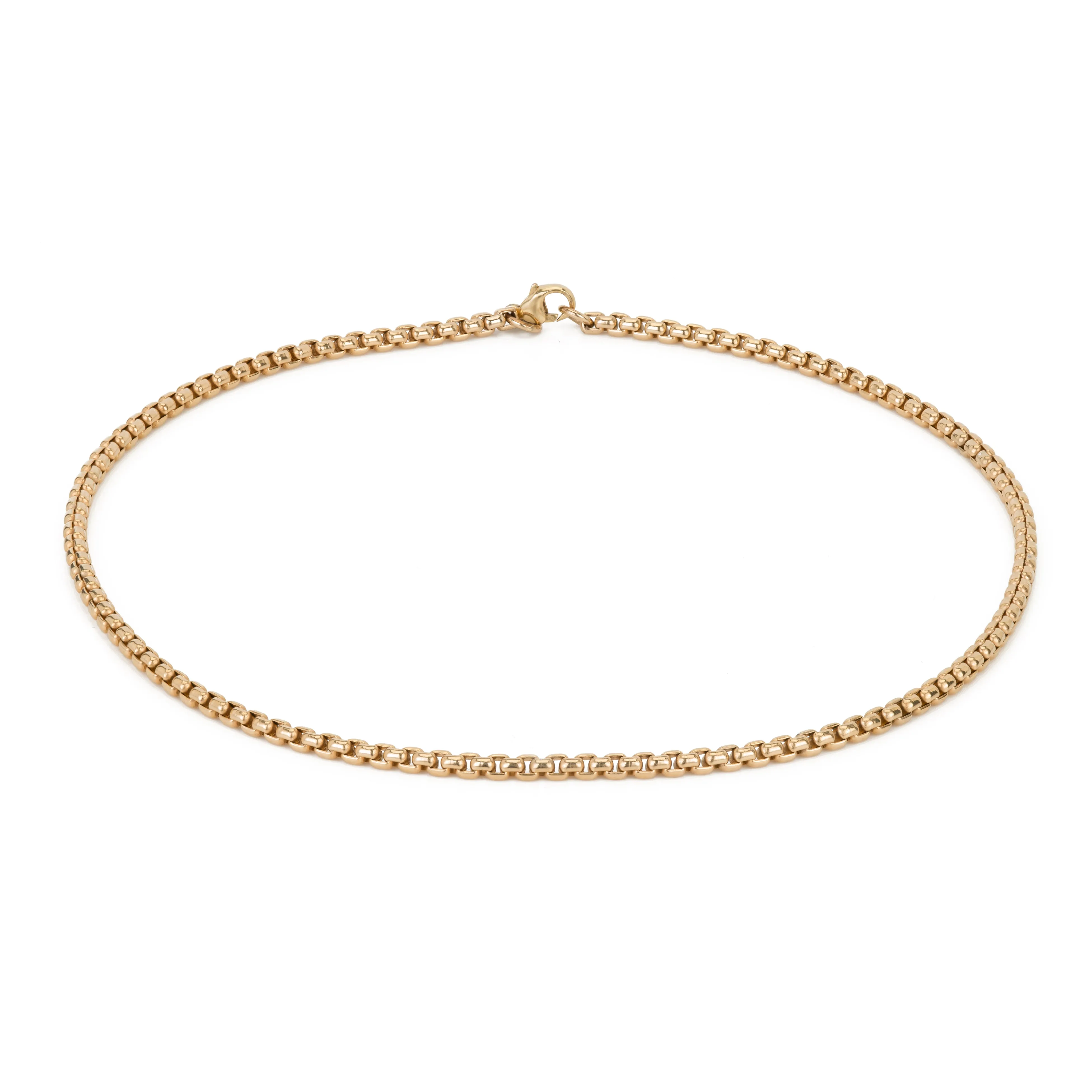 Box Chain Choker - 14K Gold Filled
