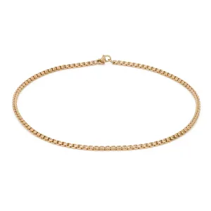 Box Chain Choker - 14K Gold Filled