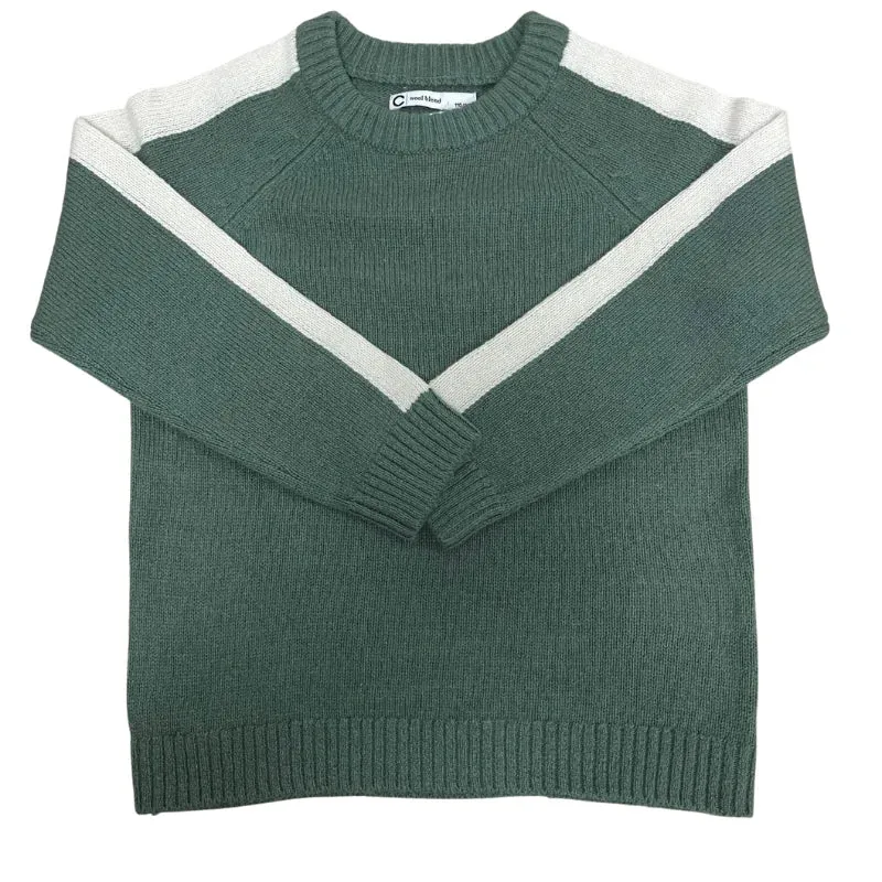 Boys Khaki wool mix quality jumper (style 4585) Wholesale Pack of 12