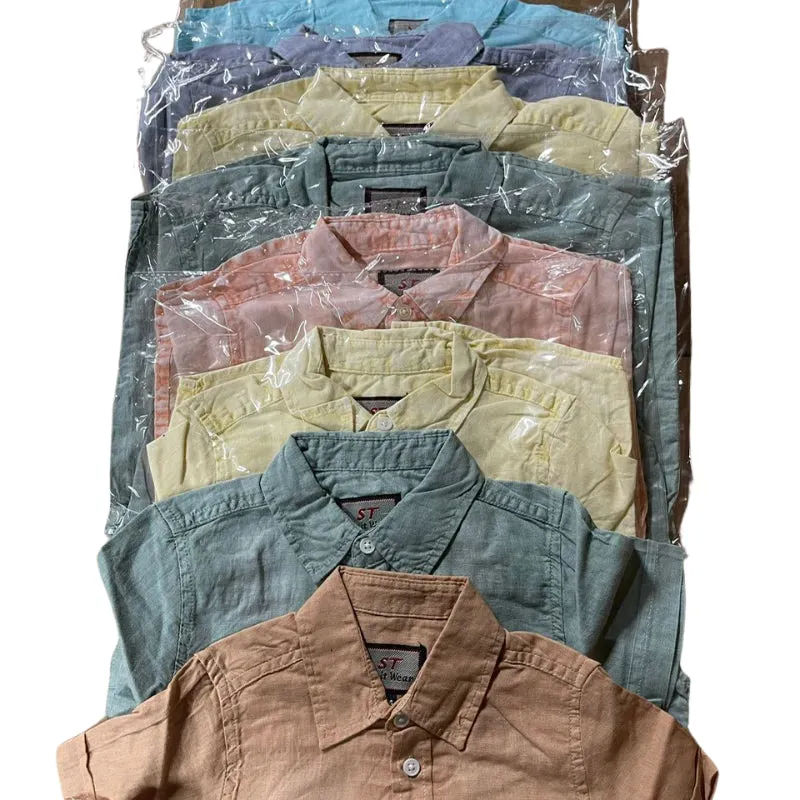 Boys Summer shirts in lots of assorted colours (style 1178) Wholesale Pack of 60