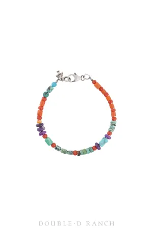 Bracelet, Stone Bead, Mixed Stones, Hallmark, Contemporary, 3569