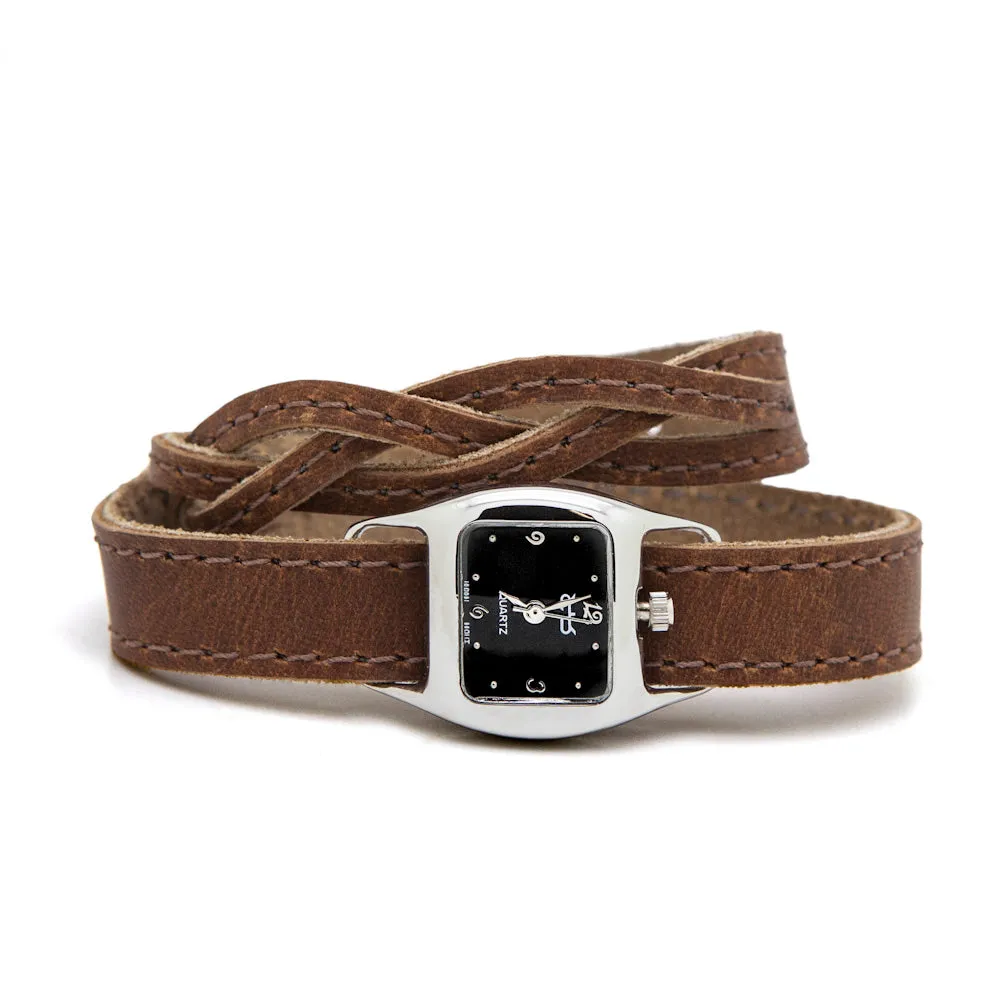 Braided TWIST Cuff – Tan