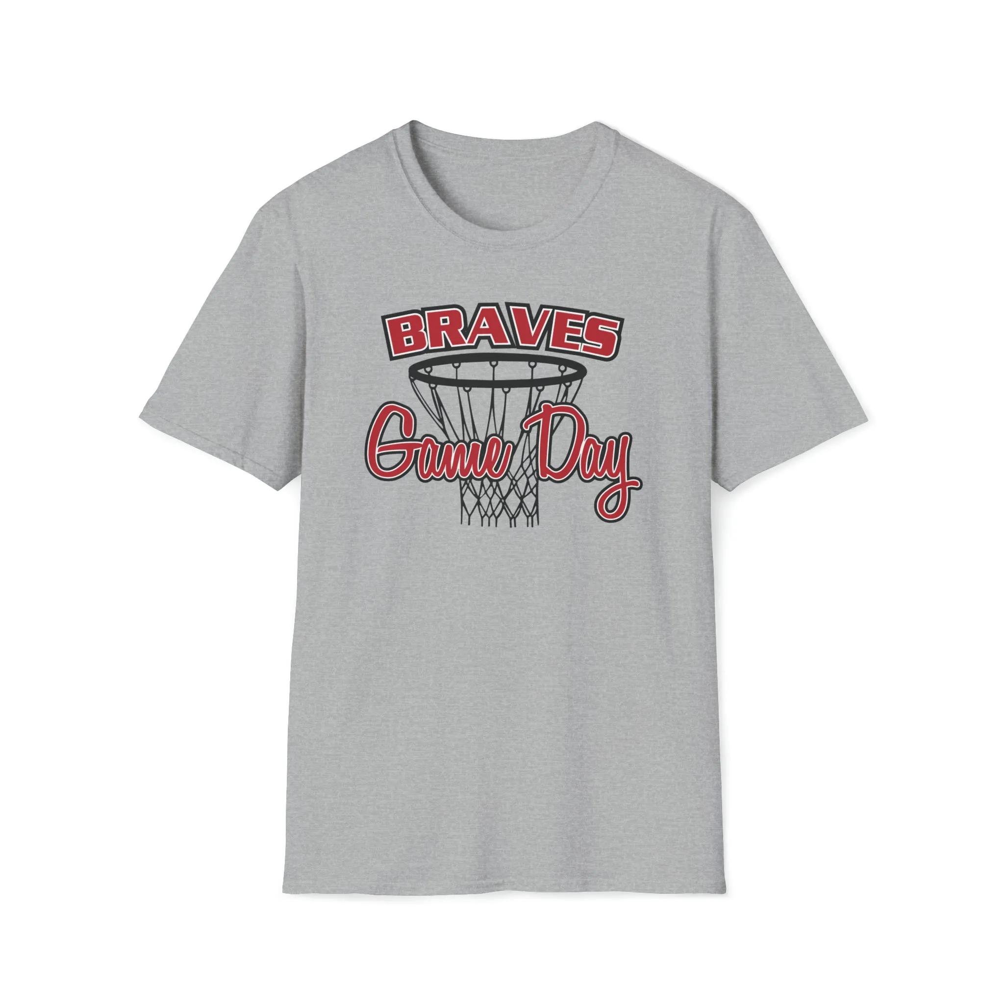 Braves Basketball Game Day Unisex Softstyle T-Shirt