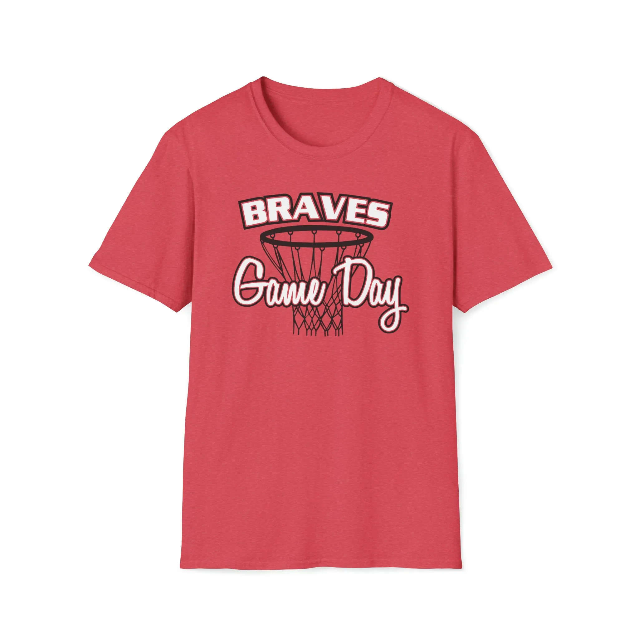 Braves Basketball Game Day Unisex Softstyle T-Shirt