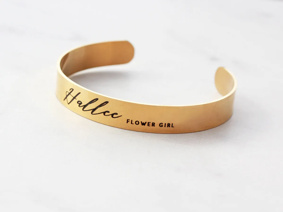 Bridesmaids Cuff Bracelet