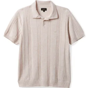 Brixton Weekend R Merino Wool Short Sleeve Polo Whitecap