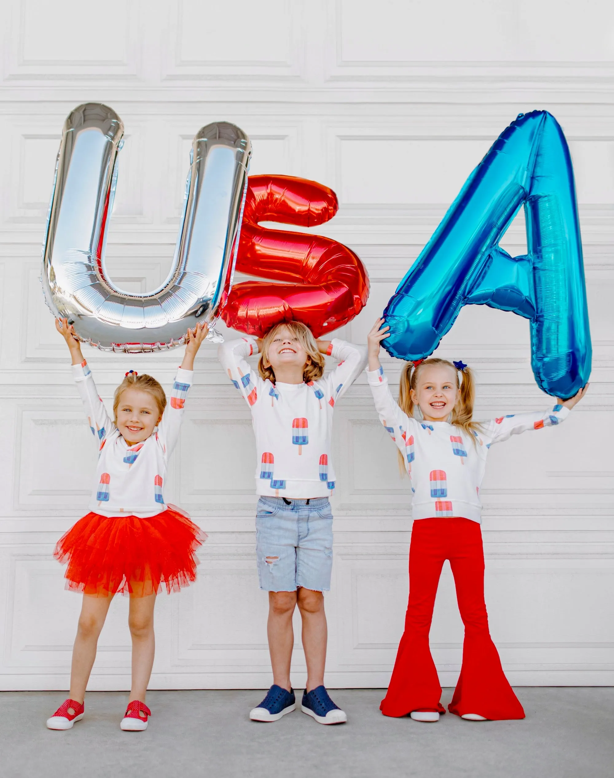 Brokedown Clothing Kid's Patriotic Popsicle Sweatshirt