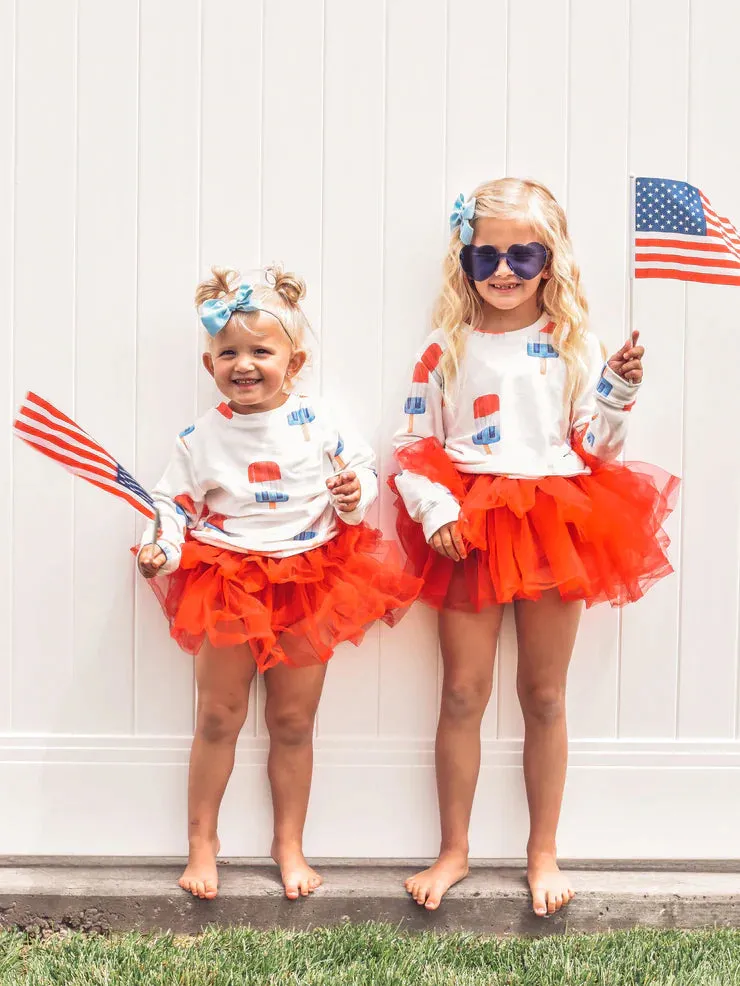 Brokedown Clothing Kid's Patriotic Popsicle Sweatshirt