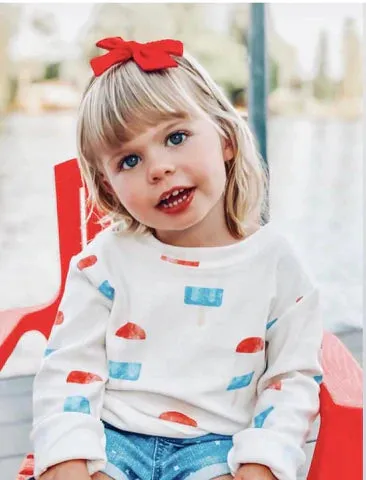 Brokedown Clothing Kid's Patriotic Popsicle Sweatshirt