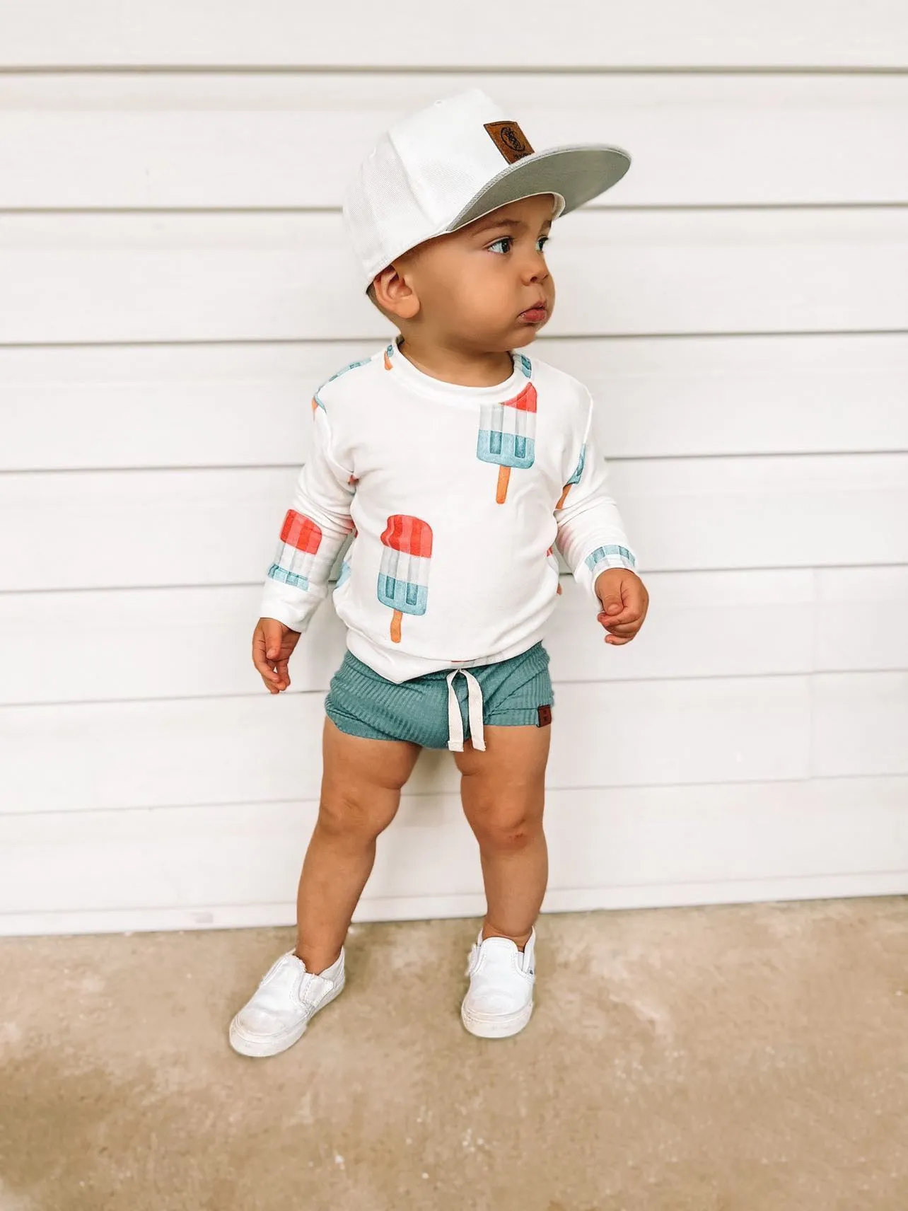 Brokedown Clothing Kid's Patriotic Popsicle Sweatshirt