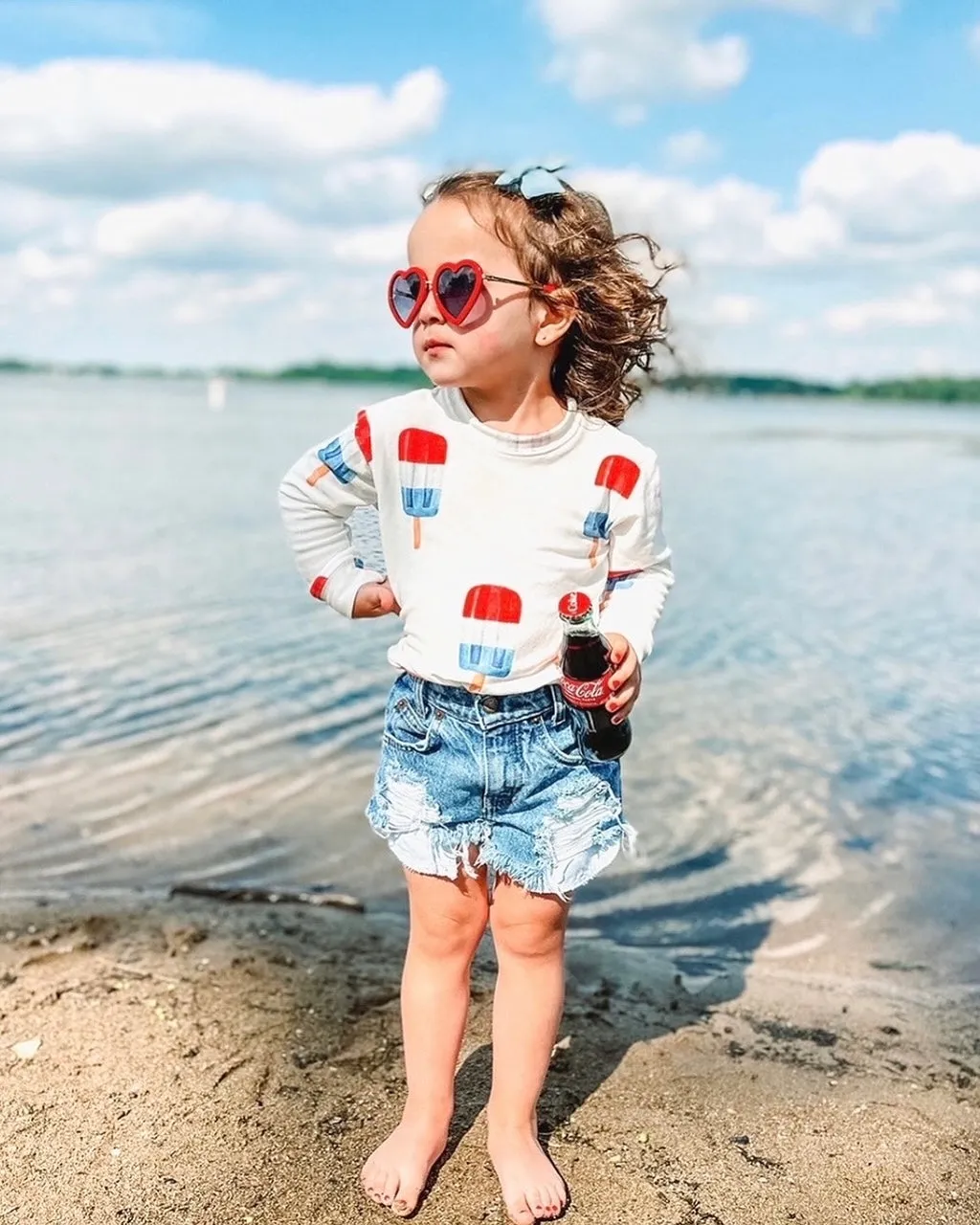 Brokedown Clothing Kid's Patriotic Popsicle Sweatshirt