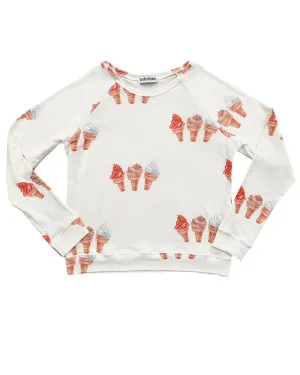 Brokedown Clothing Women's Ice Cream Cones Sweatshirt