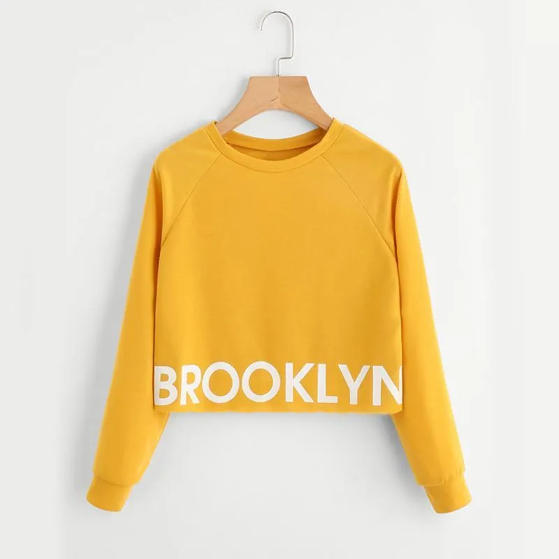 'BROOKLYN' Crop Sweatshirt