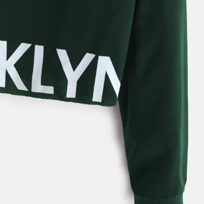 'BROOKLYN' Crop Sweatshirt