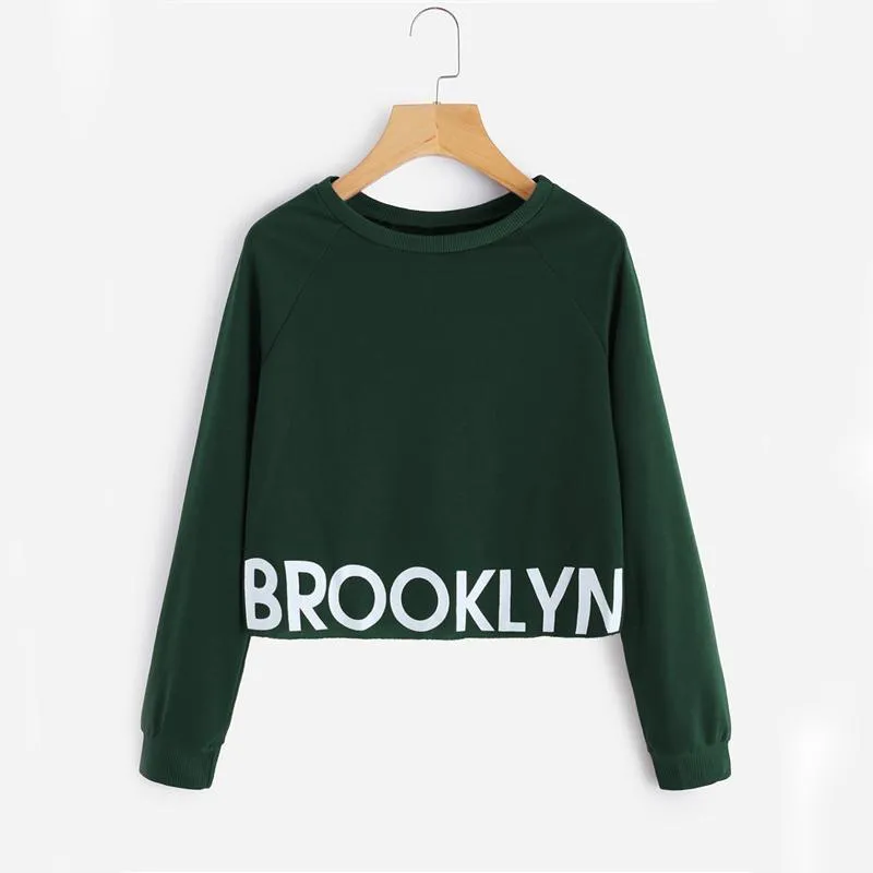'BROOKLYN' Crop Sweatshirt