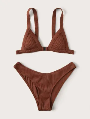 Brown Beauty High Cut Bikini