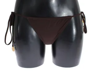 Brown Coin Bikini Bottom Swimwear Beachwear