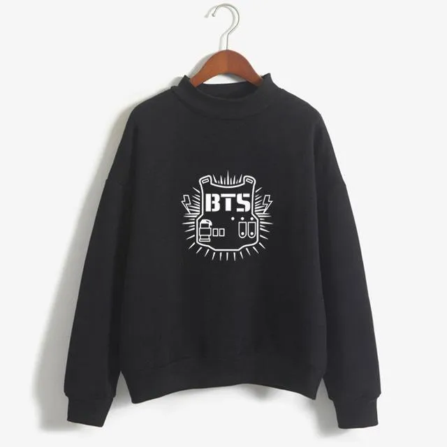 'BTS' Fleeced Sweatshirt