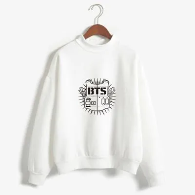 'BTS' Fleeced Sweatshirt
