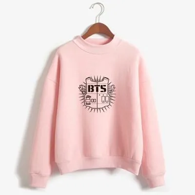 'BTS' Fleeced Sweatshirt