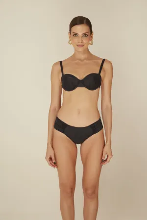 Butterfly Black Bikini Bottom - Comfortable & Modern Cut