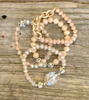 Butterscotch Bracelet Stack