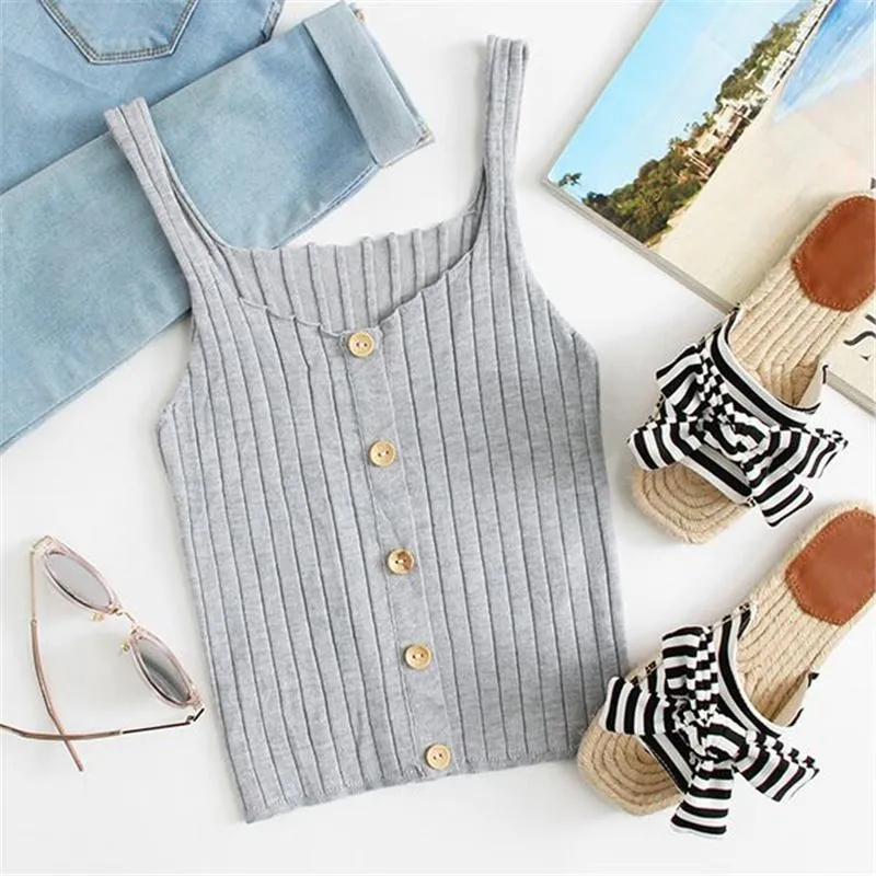 Button Up Knitted Camisole