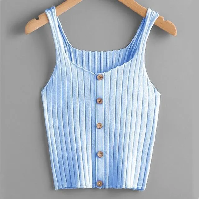 Button Up Knitted Camisole
