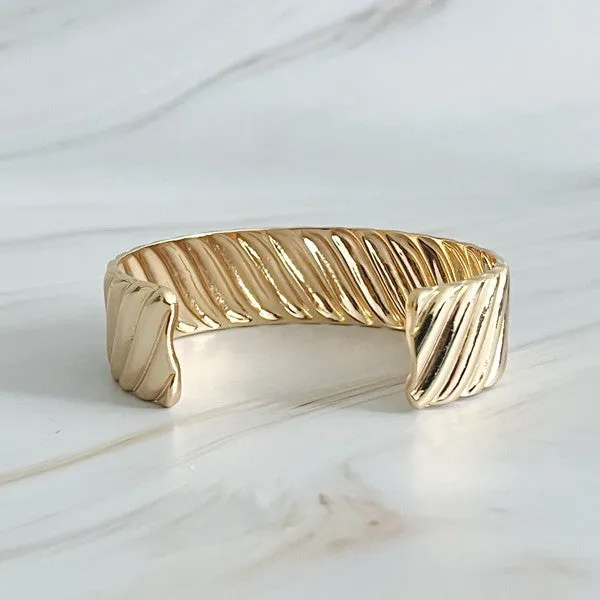 Cabled Cuff Bracelet