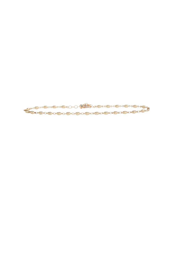 California Chain Choker in Gold
