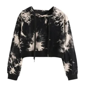 Camouflage Crop Hoodie