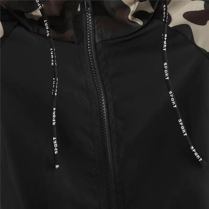 Camouflage Hooded Jacket