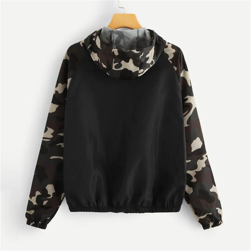 Camouflage Hooded Jacket