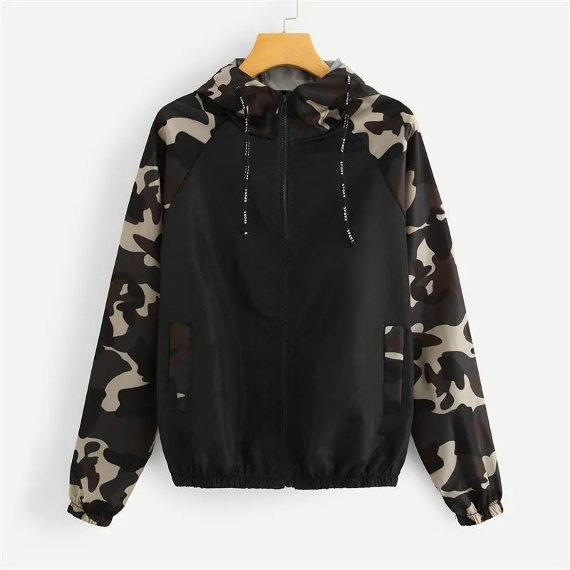 Camouflage Hooded Jacket