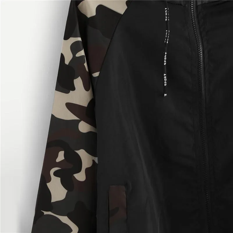 Camouflage Hooded Jacket