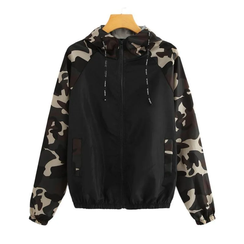 Camouflage Hooded Jacket