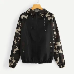 Camouflage Hooded Jacket