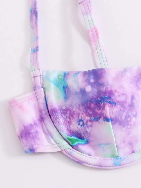 Candy Tie Dye Underwire Bikini